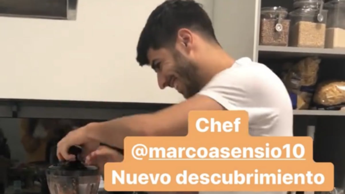 Marco Asensio: De futbolista a chef, el jugador del Real ...